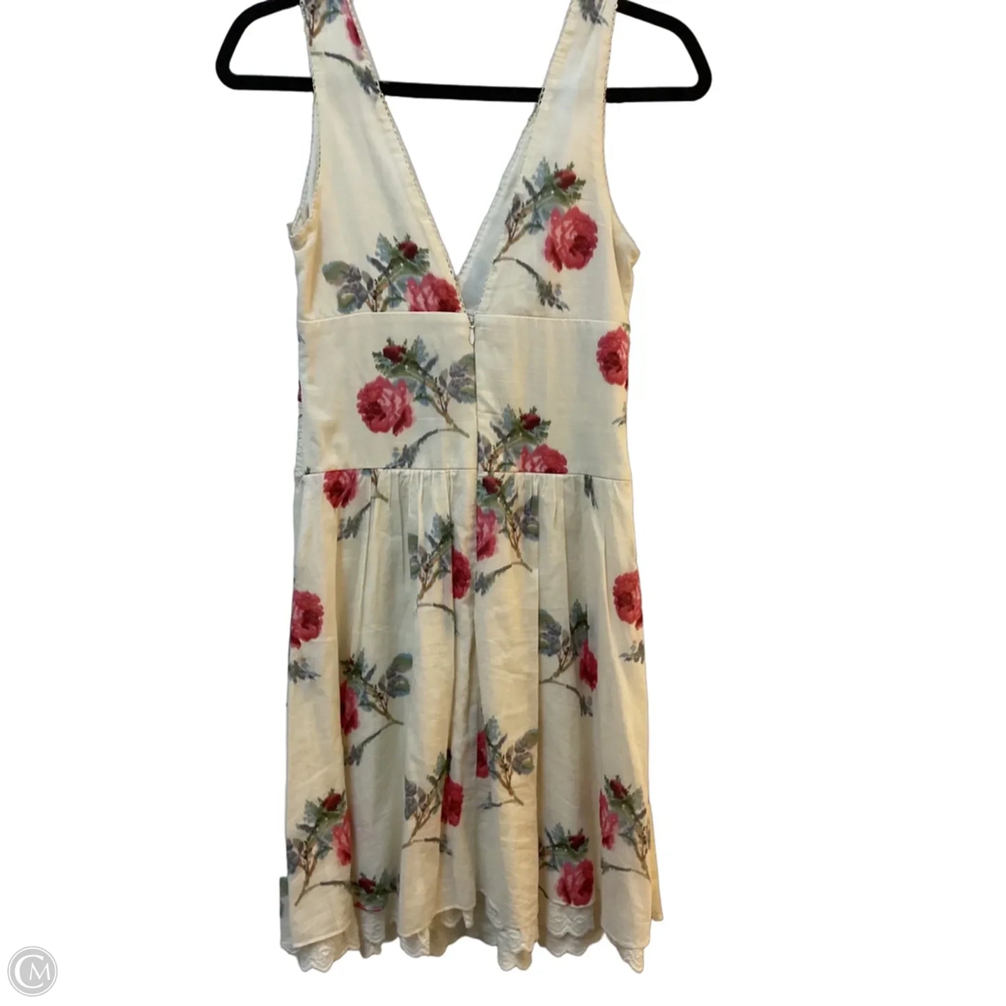 Dress Party Short By Twenty One In Cream & Red, Size: S