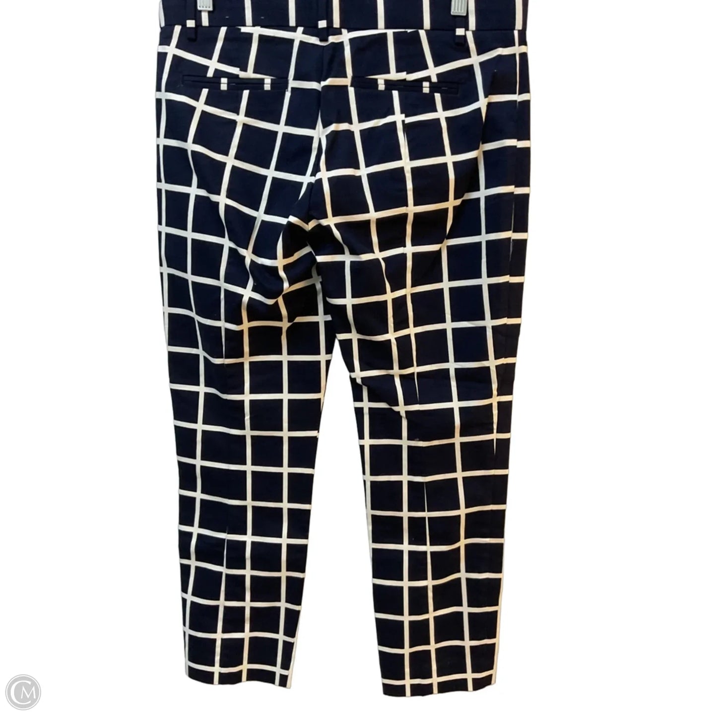 Pants Cropped By Gap In Blue & Cream, Size: 4