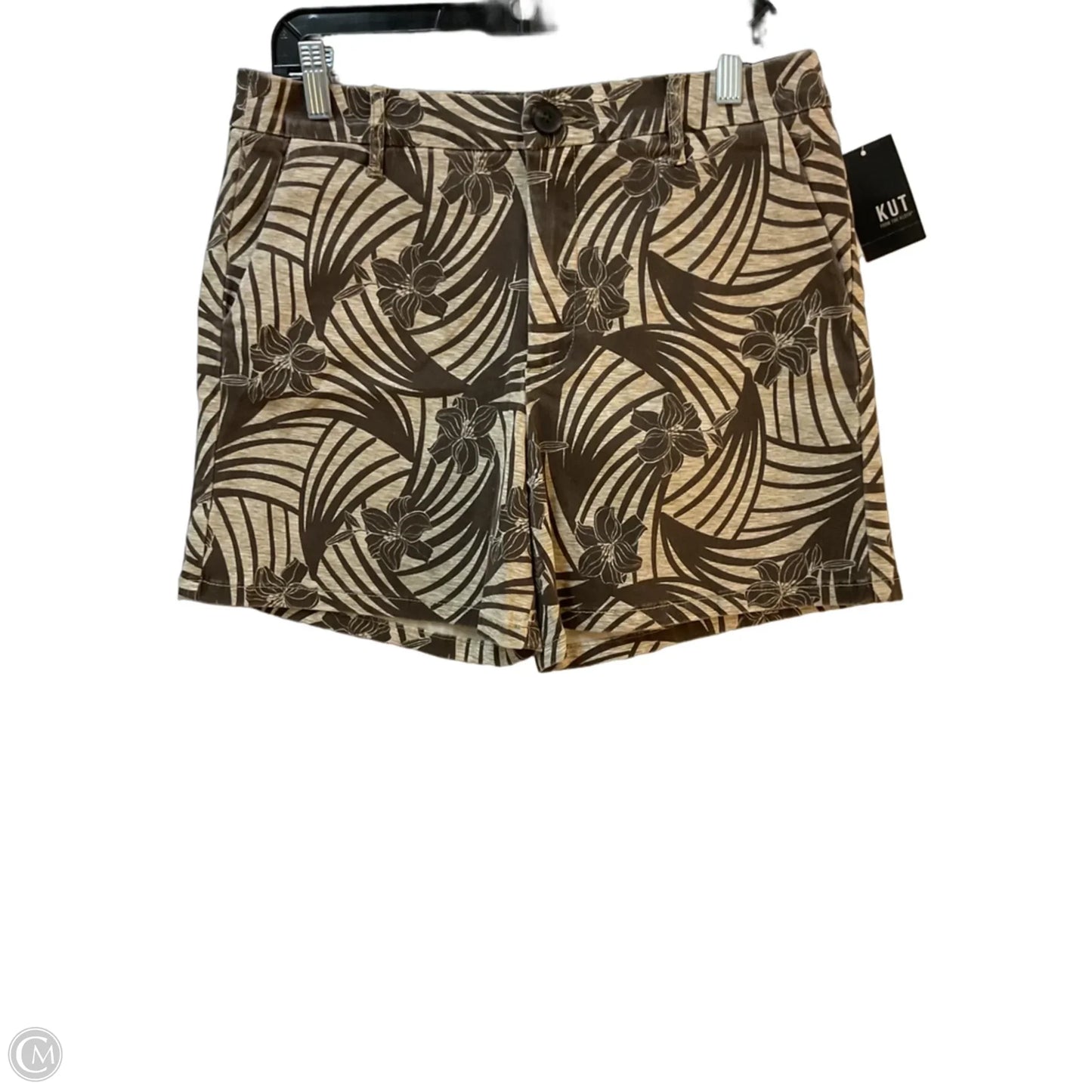 Shorts By Kut In Brown & Cream, Size: 8