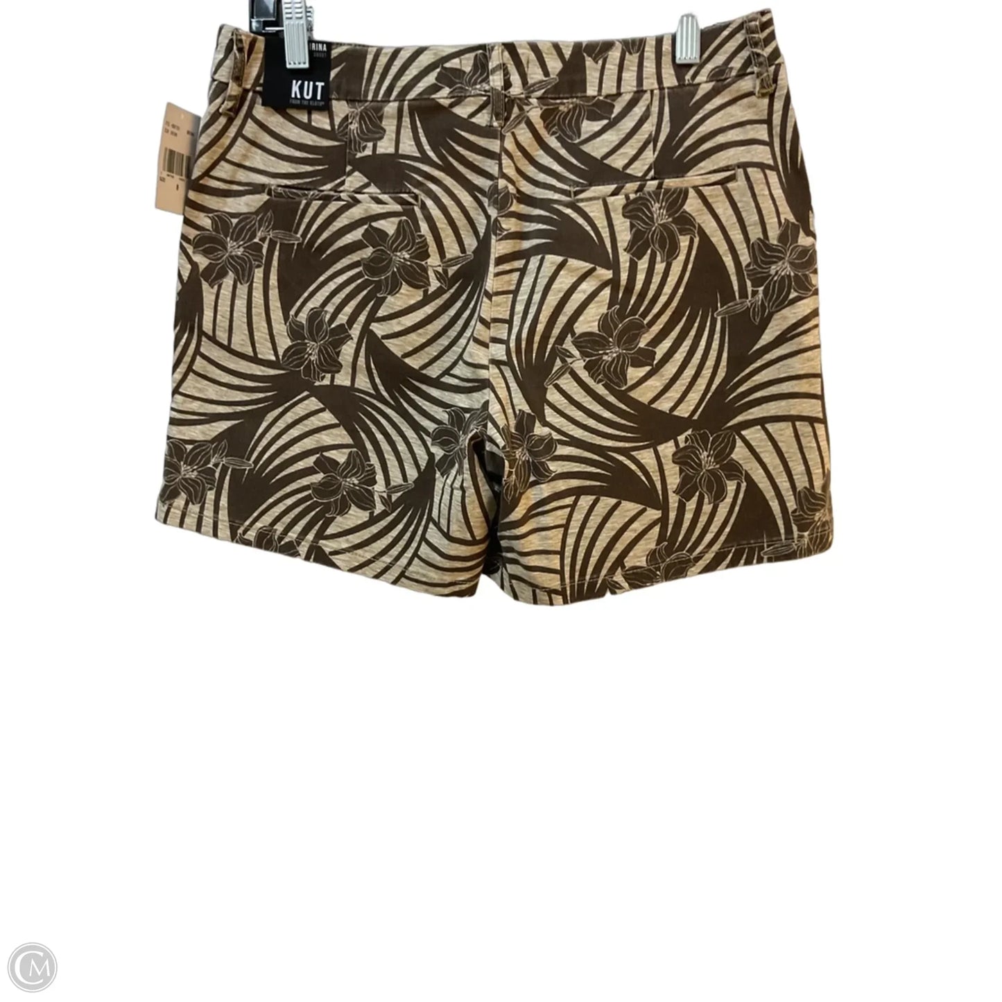Shorts By Kut In Brown & Cream, Size: 8