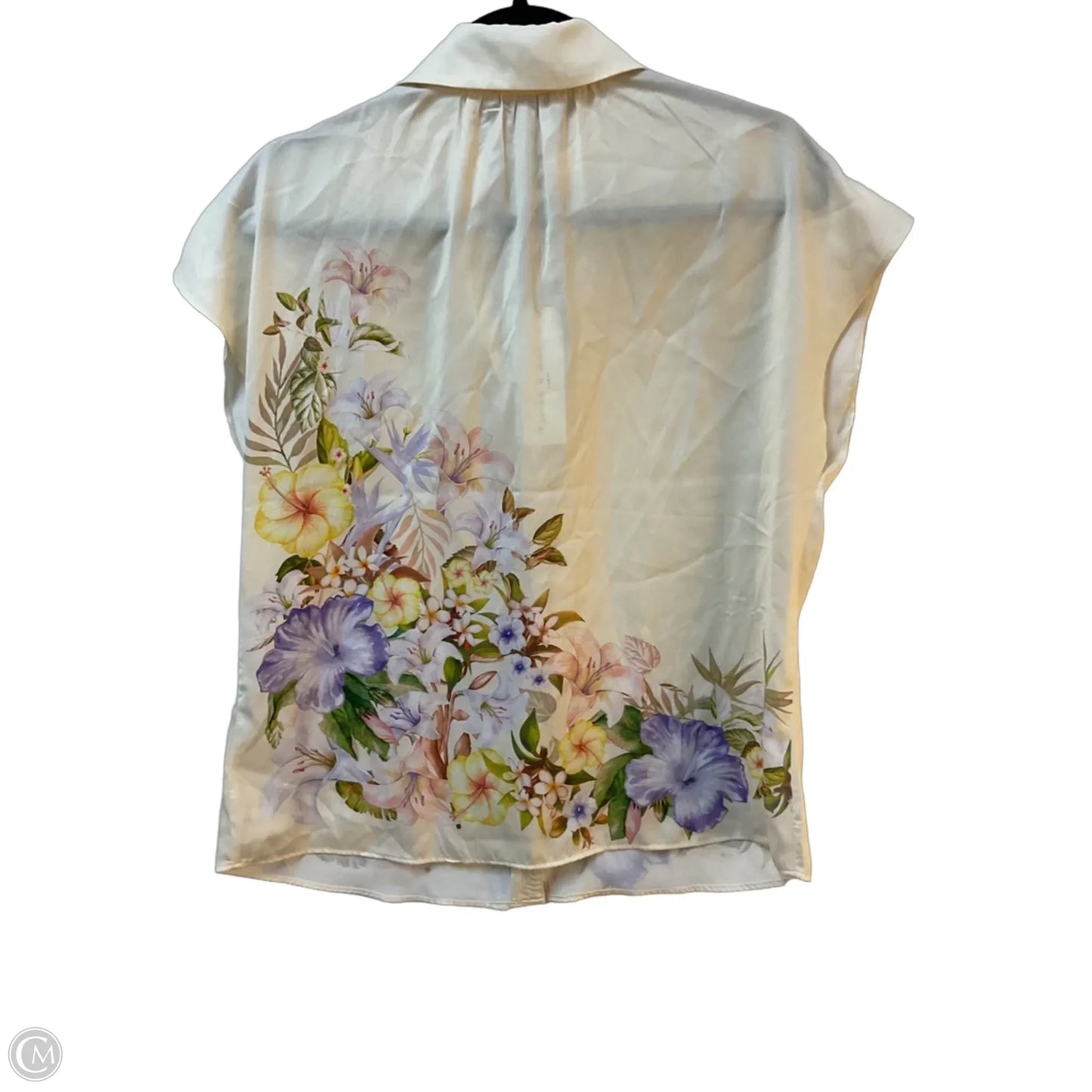 Top Sleeveless By Maison Damelie In Yellow, Size: M