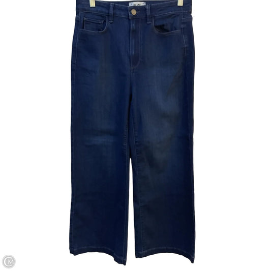 Jeans Wide Leg By Paige In Blue Denim, Size: 6