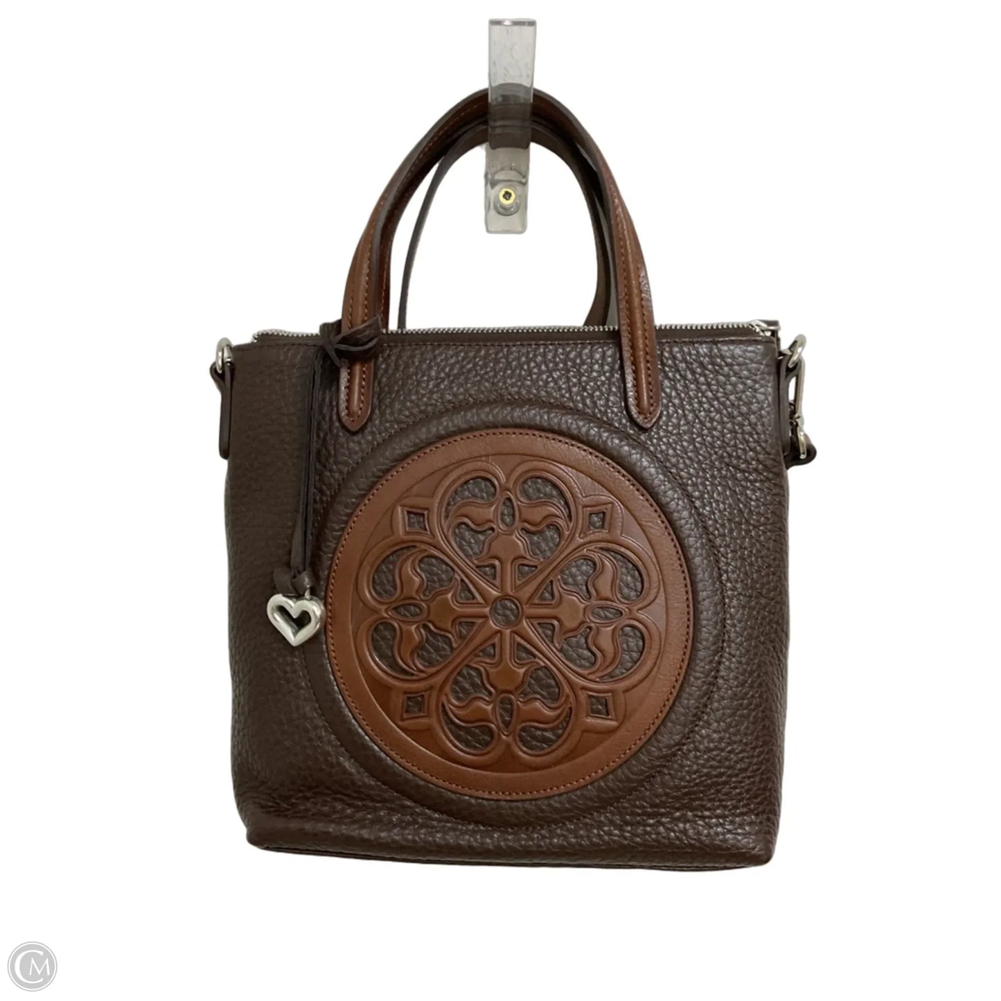 Handbag Leather By Brighton, Size: Large