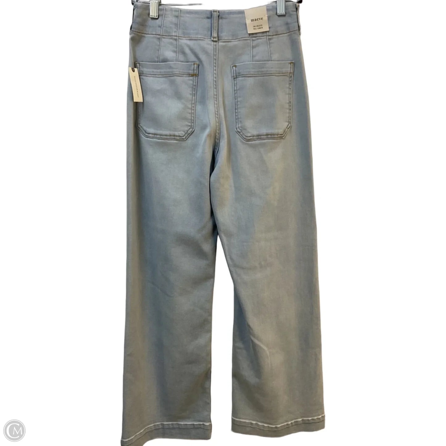 Jeans Wide Leg By Maeve In Blue Denim, Size: 6