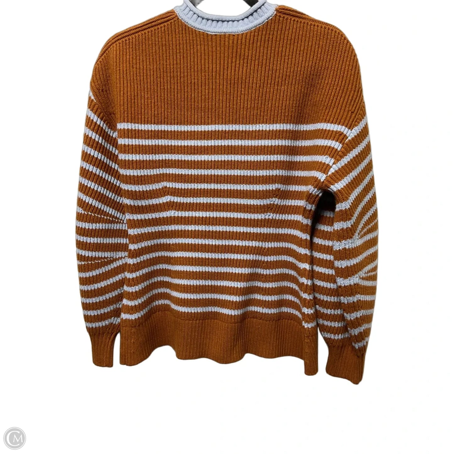 Sweater Cardigan By Maeve In Blue & Brown, Size: S
