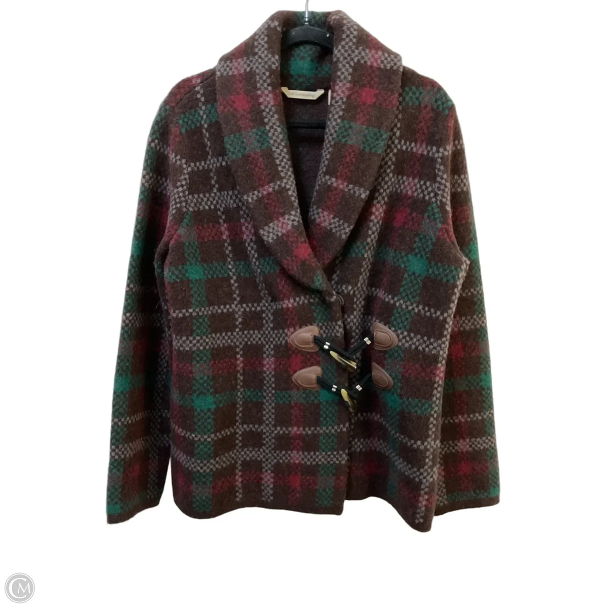 Jacket Other By Soft Surroundings In Plaid Pattern, Size: M