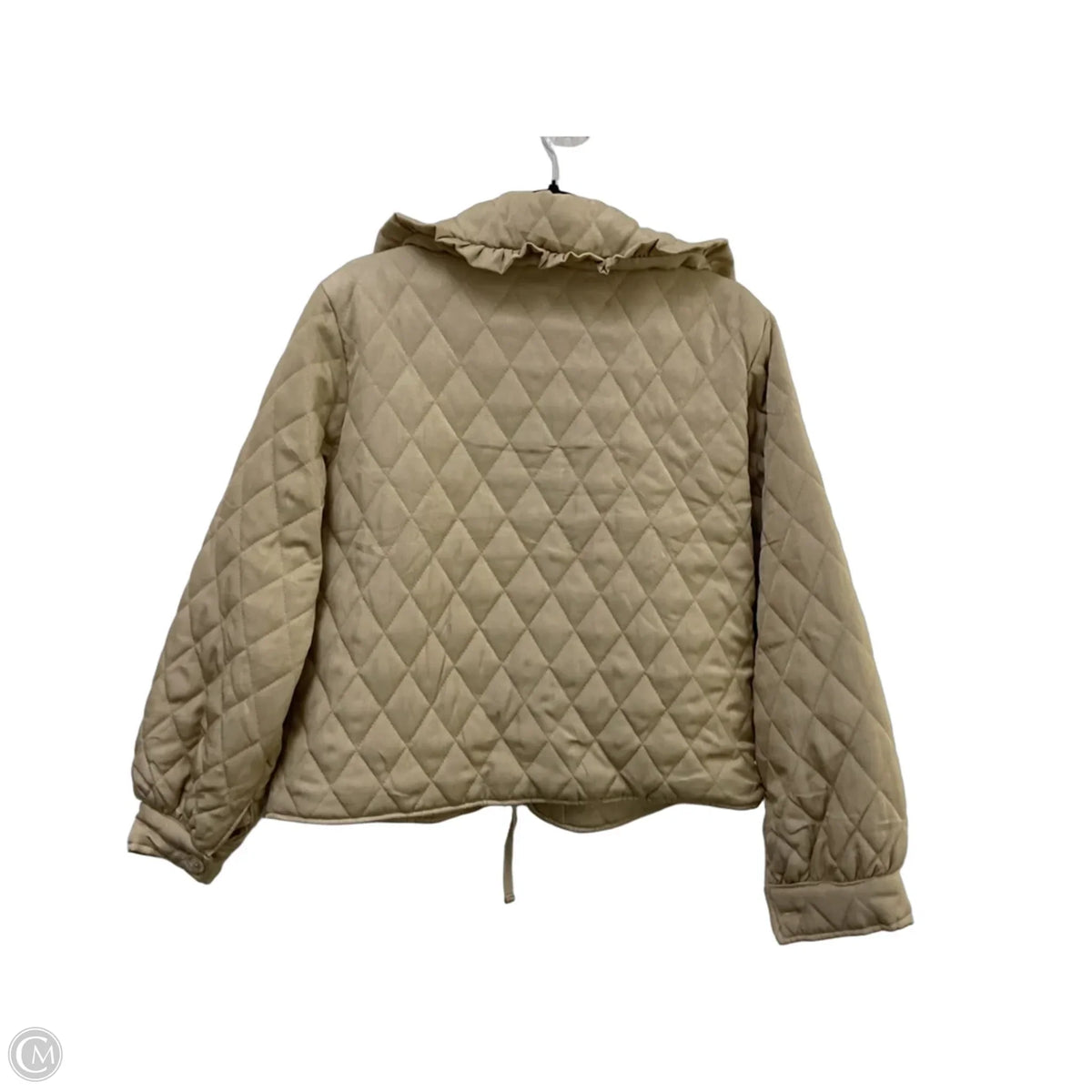 Jacket Puffer & Quilted By Clothes Mentor In Beige, Size: S