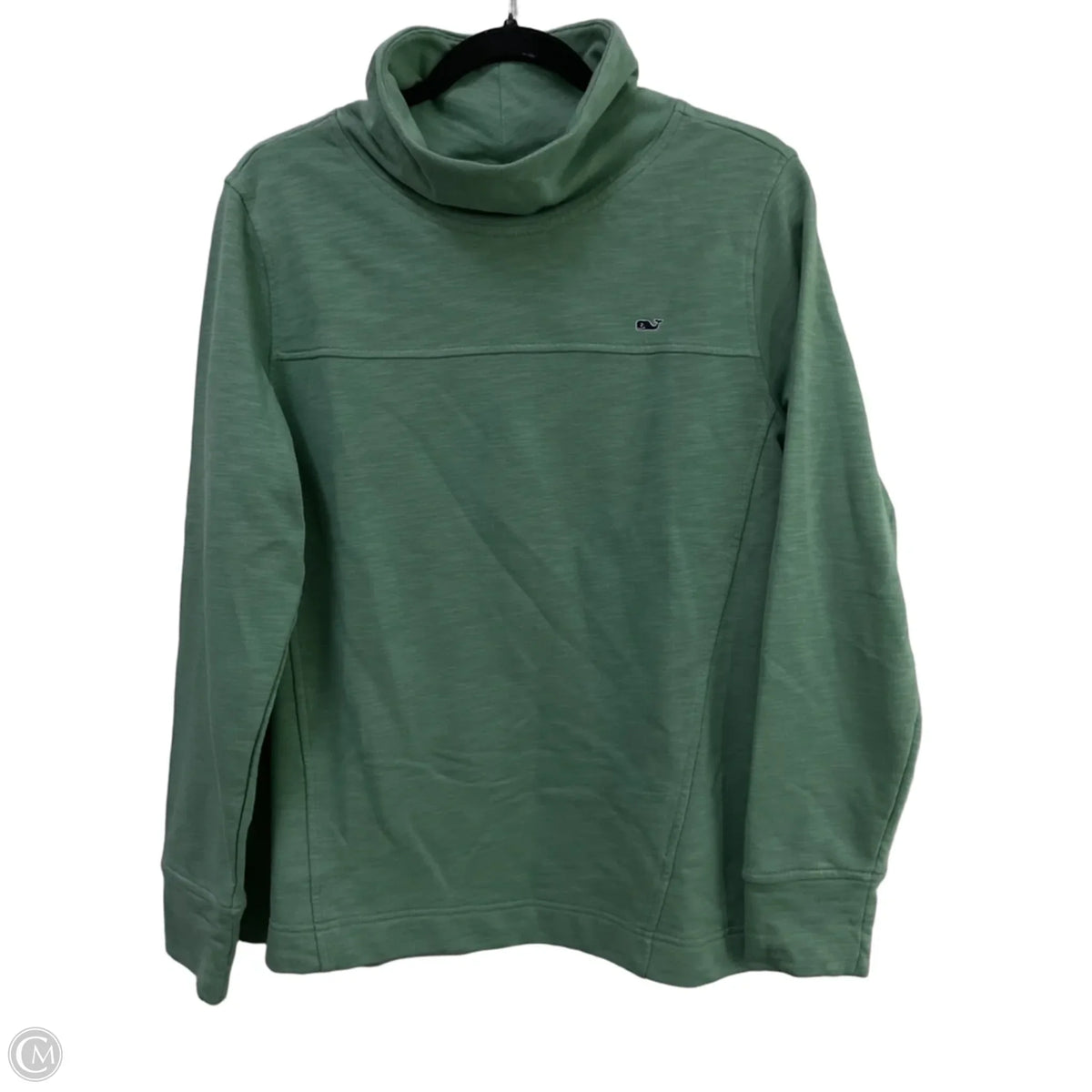 Sweatshirt Collar By Vineyard Vines In Green, Size: M