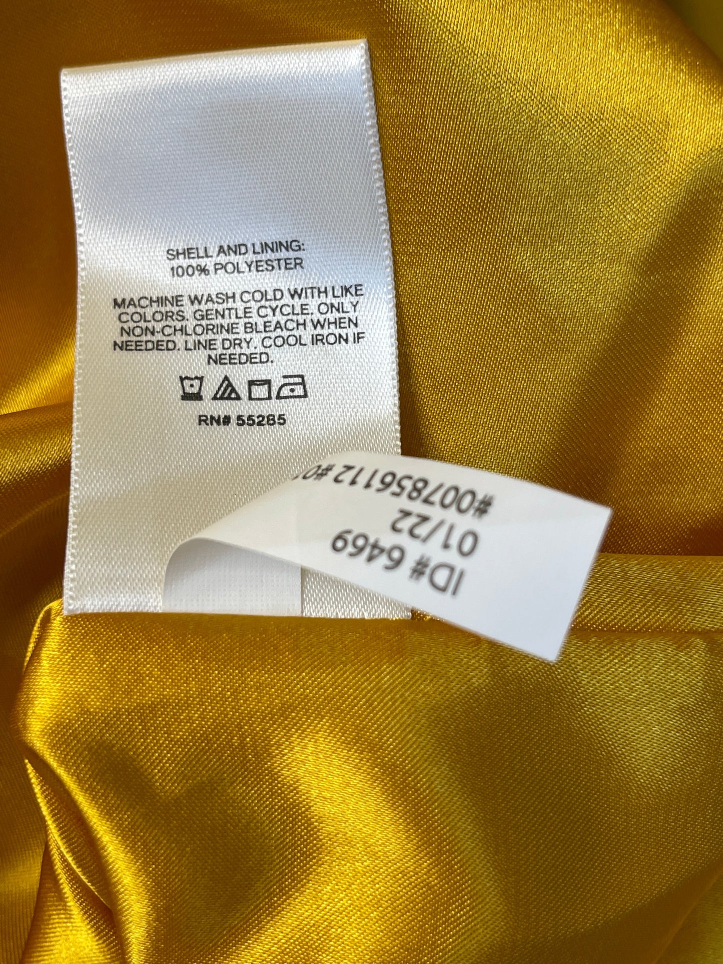 Yellow Dress Party Midi Express, Size S