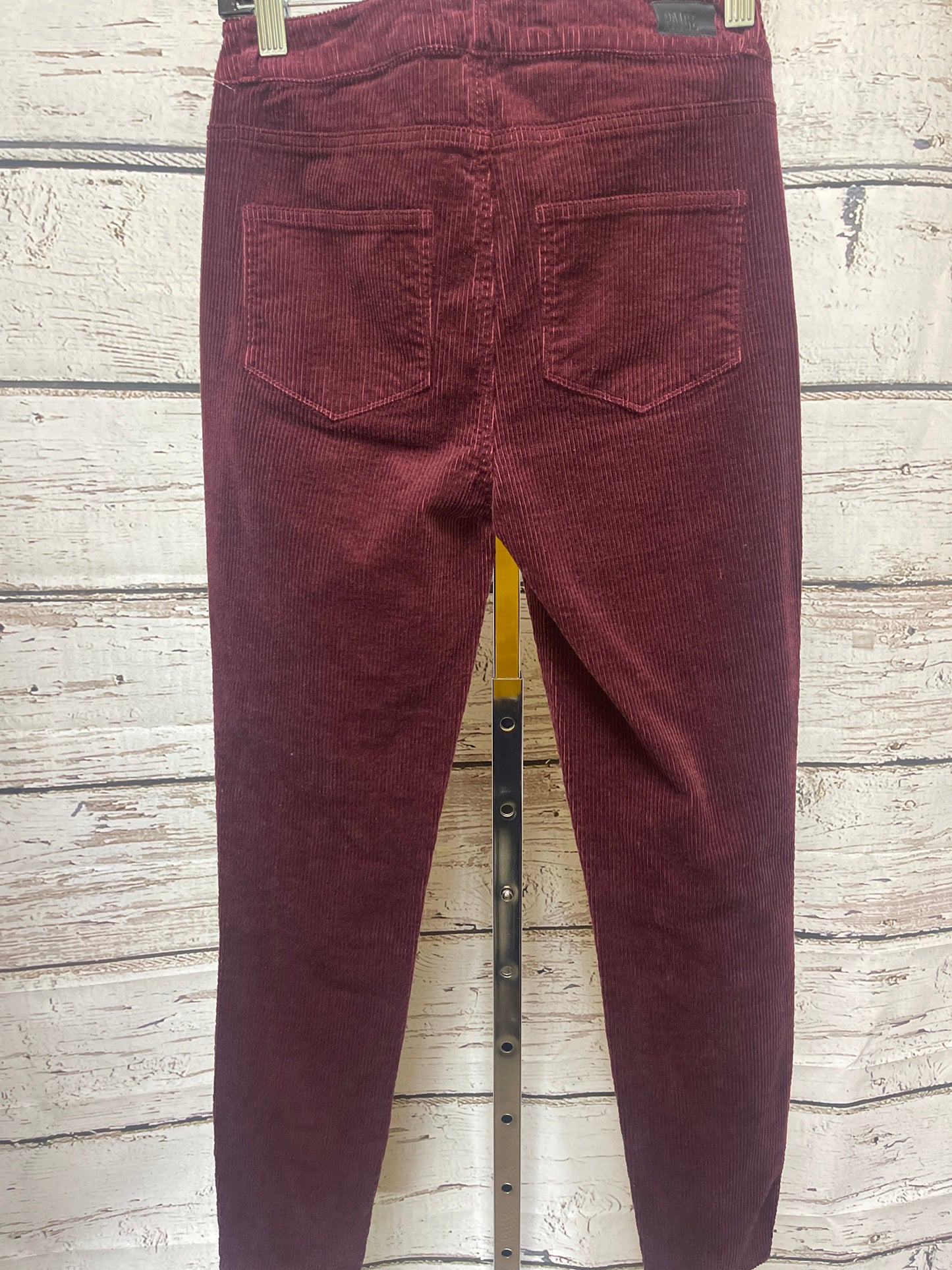 Pants Corduroy By Paige In Burgundy, Size: 4