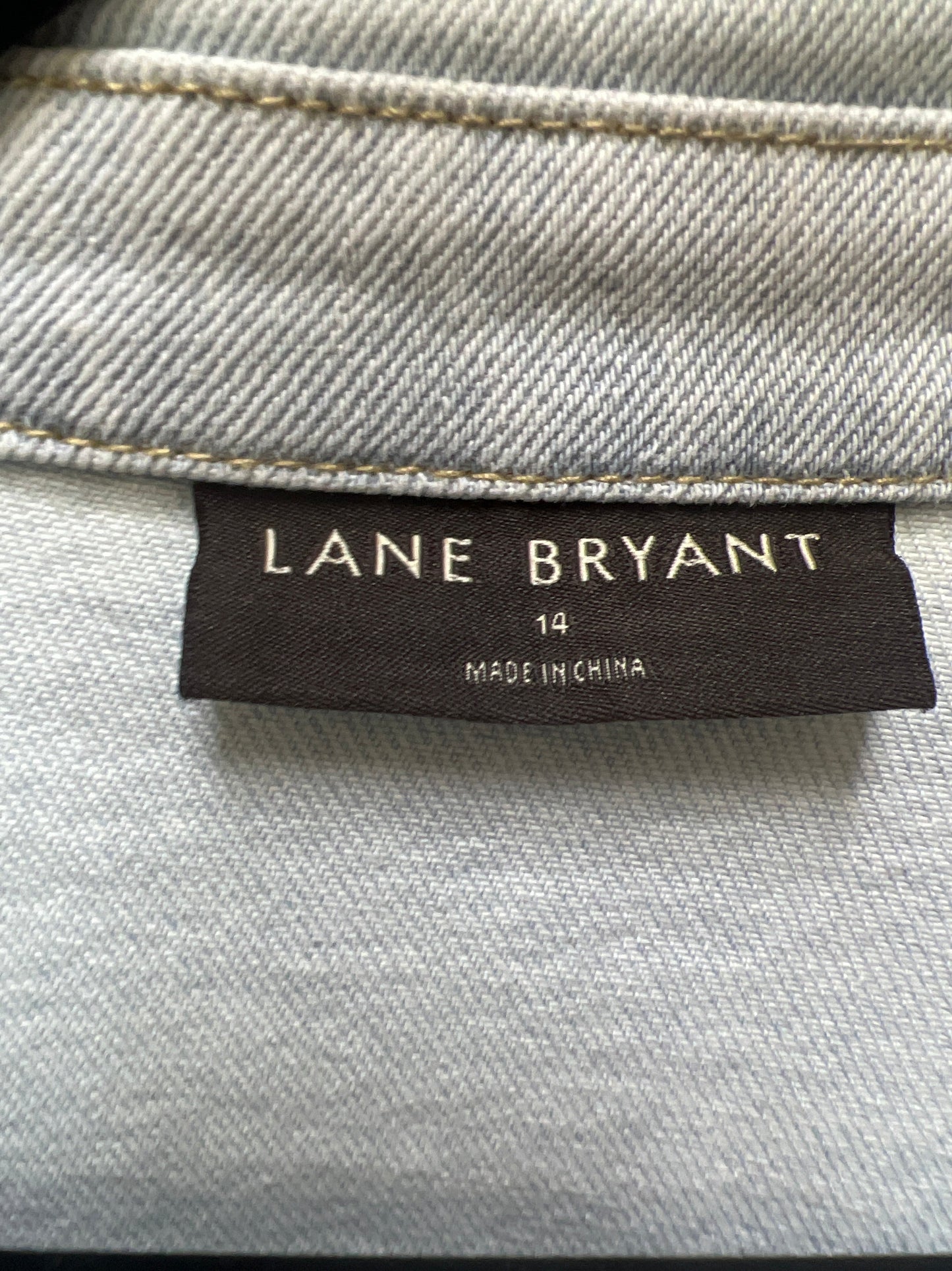 Jacket Denim By Lane Bryant  Size: 14