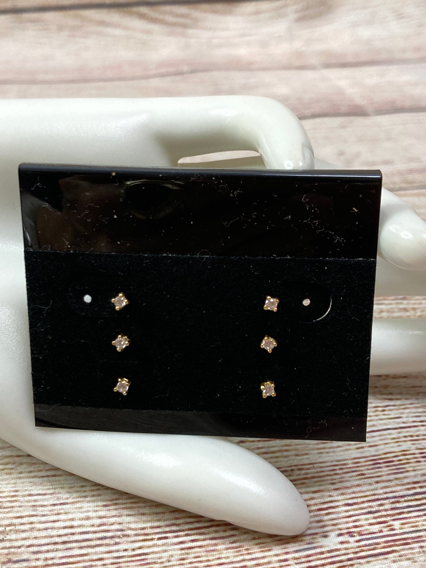 Earrings Stud By Cmb  Size: 03 Piece Set