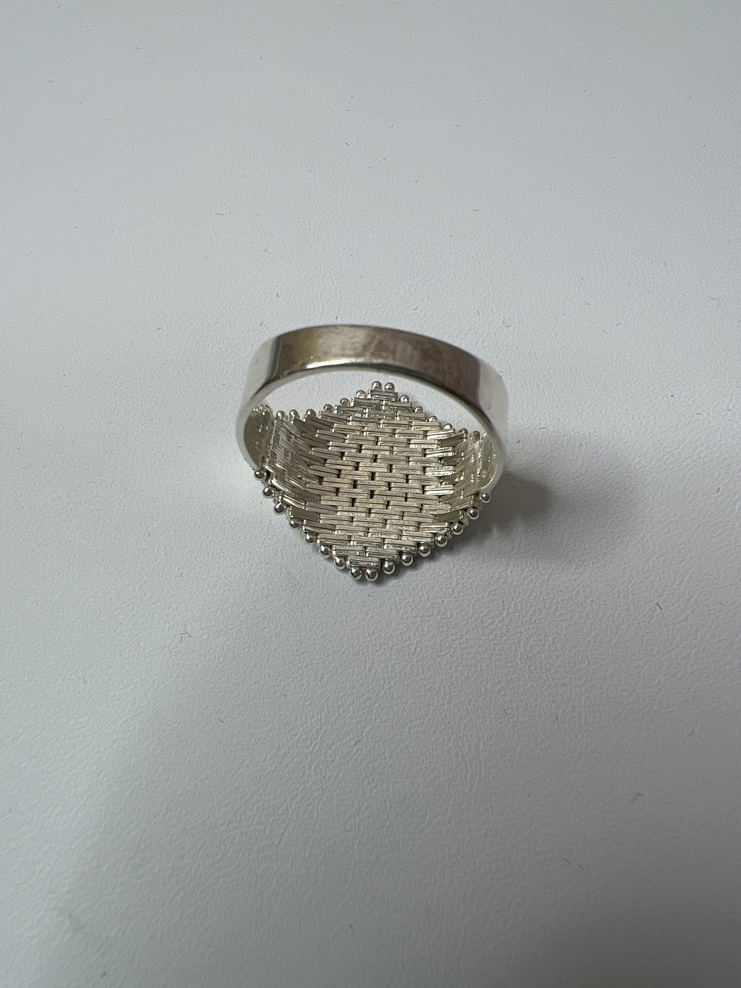 Ring Sterling Silver Cmb, Size 10.5