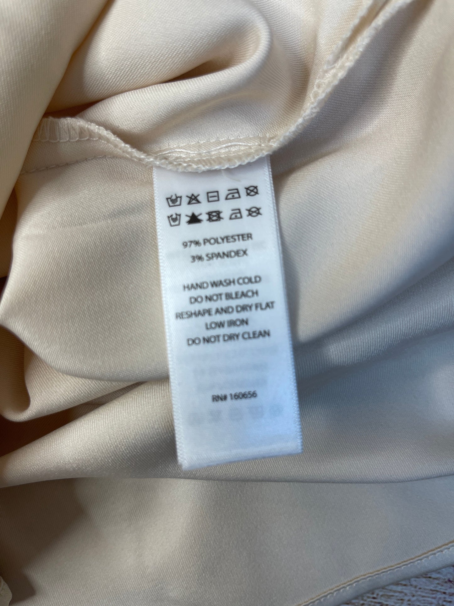 Beige Top Short Sleeve Rachel Zoe, Size Xl