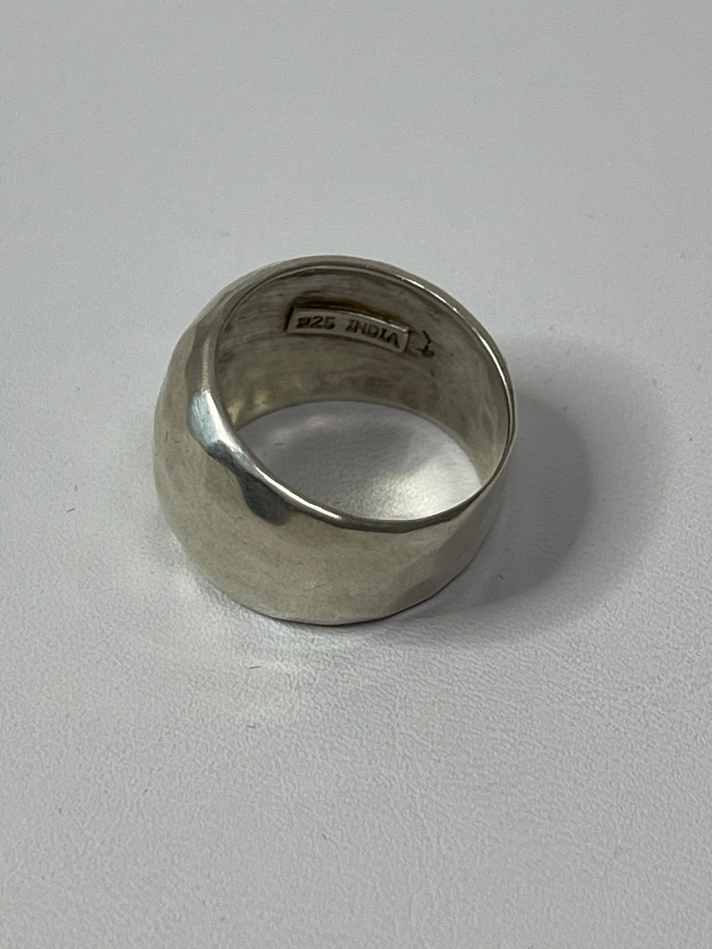 Ring Sterling Silver Cmb, Size 8