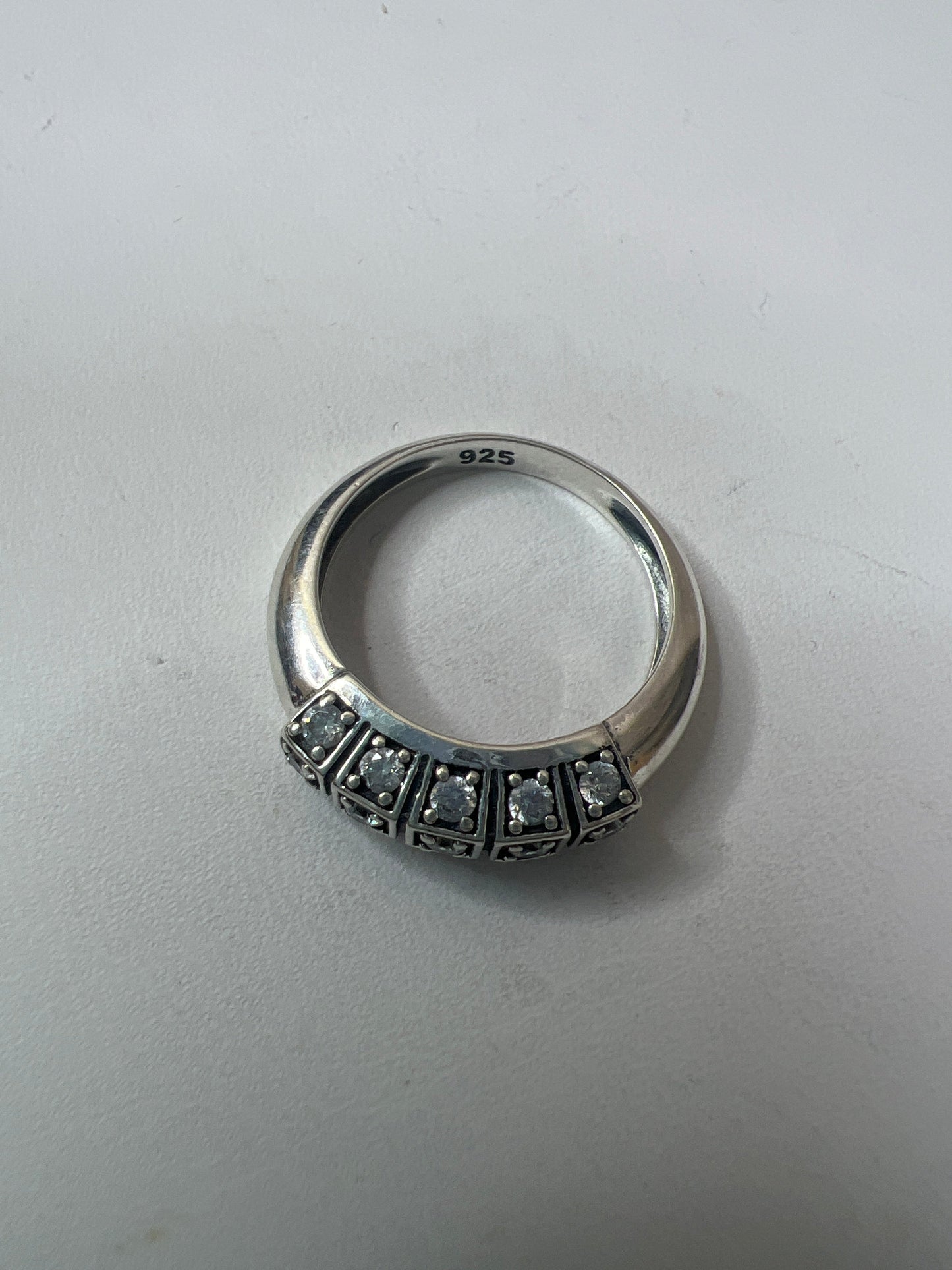 Ring Sterling Silver Cmb, Size 7