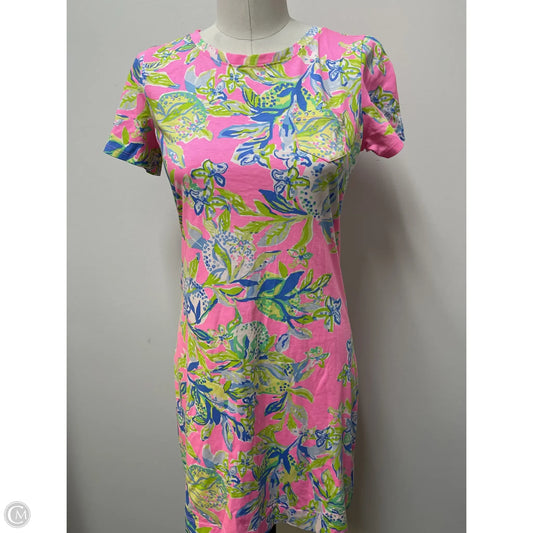 Dress Designer By Lilly Pulitzer In Tropical Print, Size: S