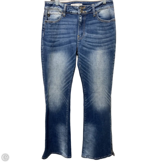 Jeans Flared By Kancan In Blue Denim, Size: 6