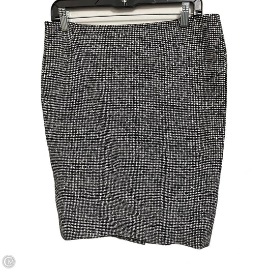 Skirt Designer By Escada In Black & White, Size: 8