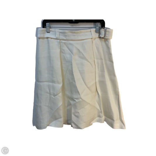 Skirt Luxury Designer By Armani In Cream, Size: 8