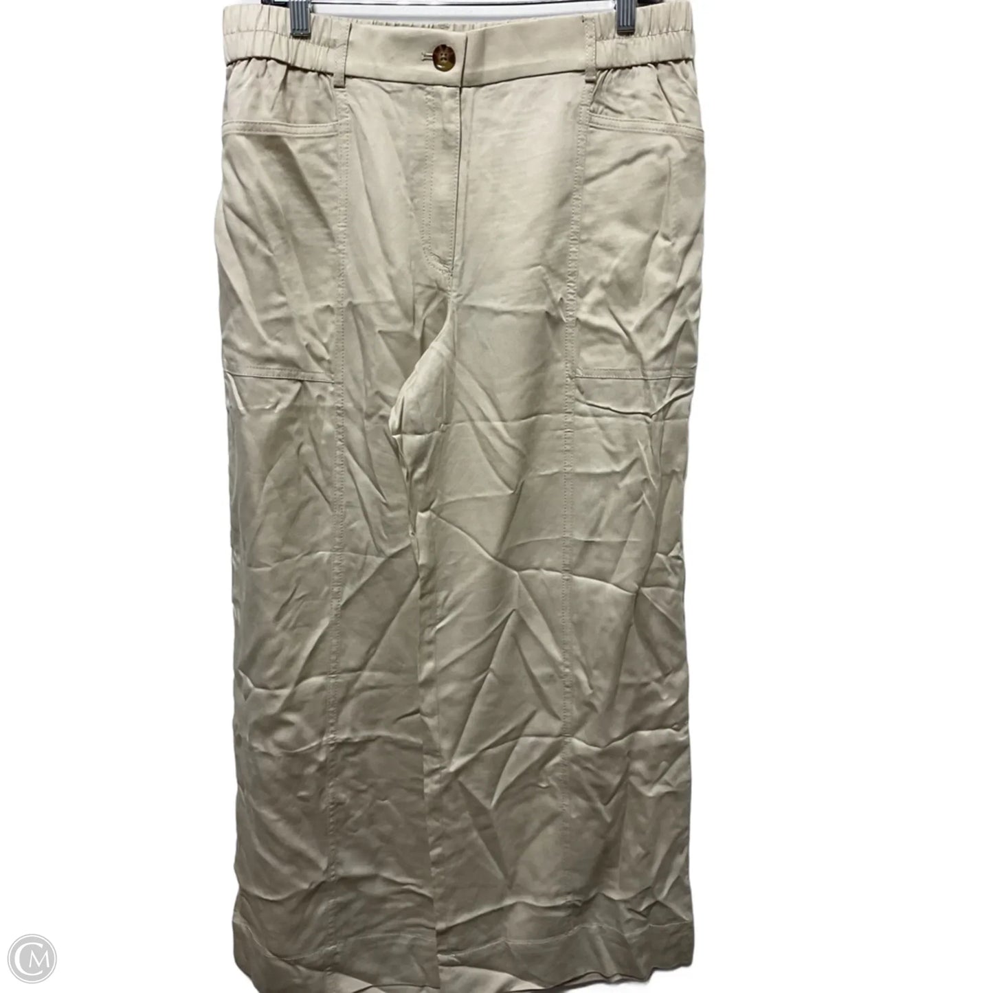 Pants Linen By Loft In Beige, Size: L