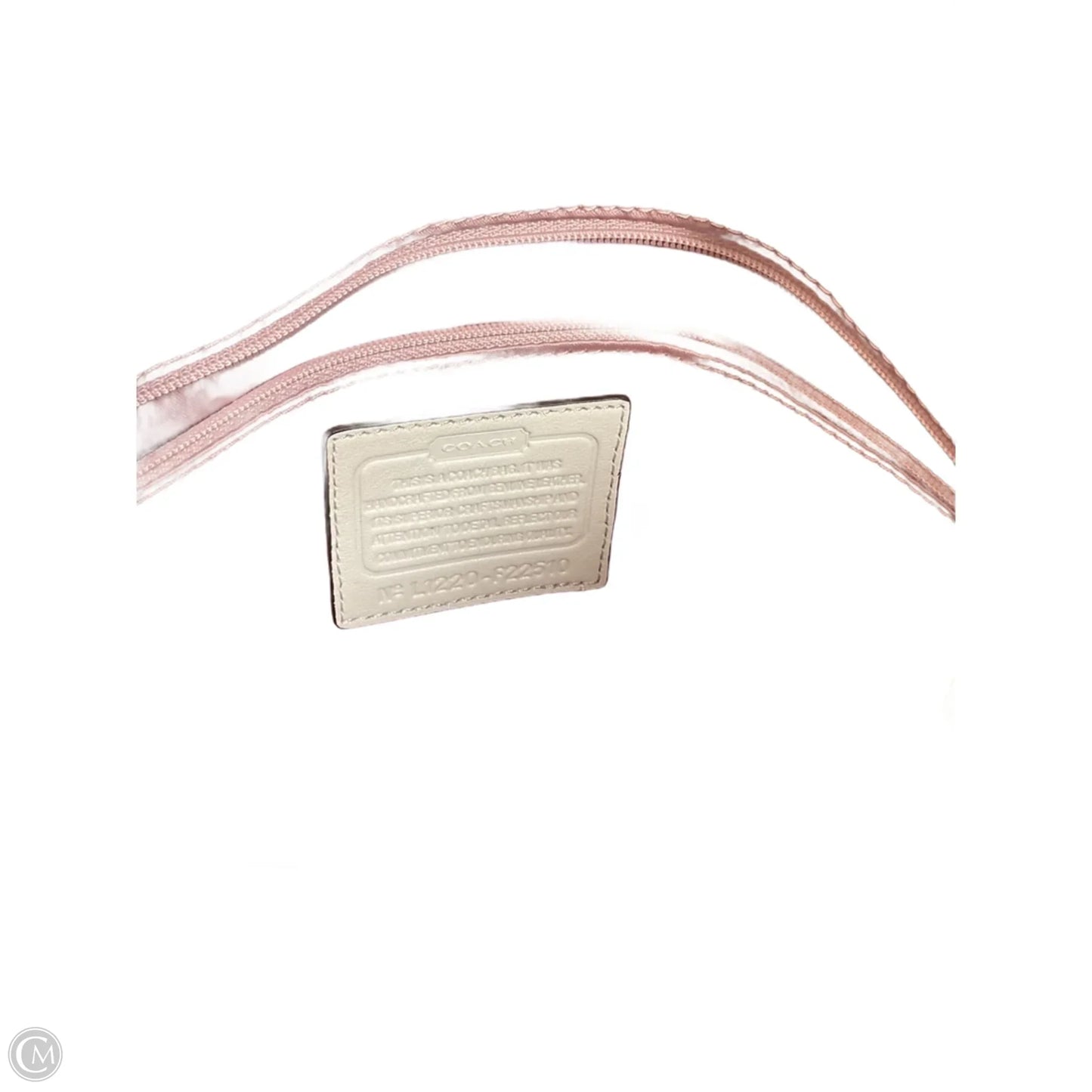 Handbag Designer By Coach, Size: Large