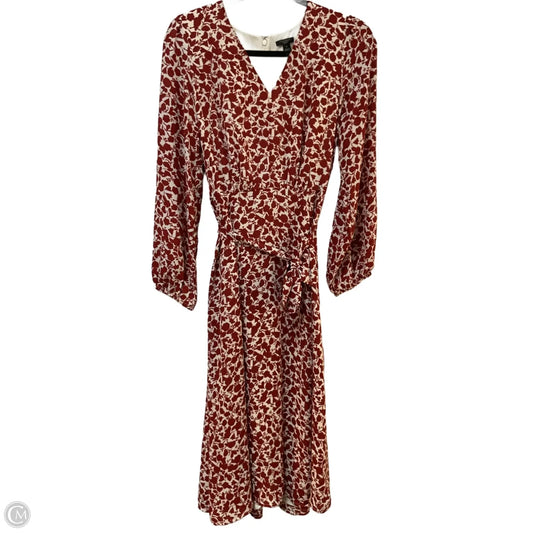 Dress Work By Ann Taylor In Floral Print, Size: 8