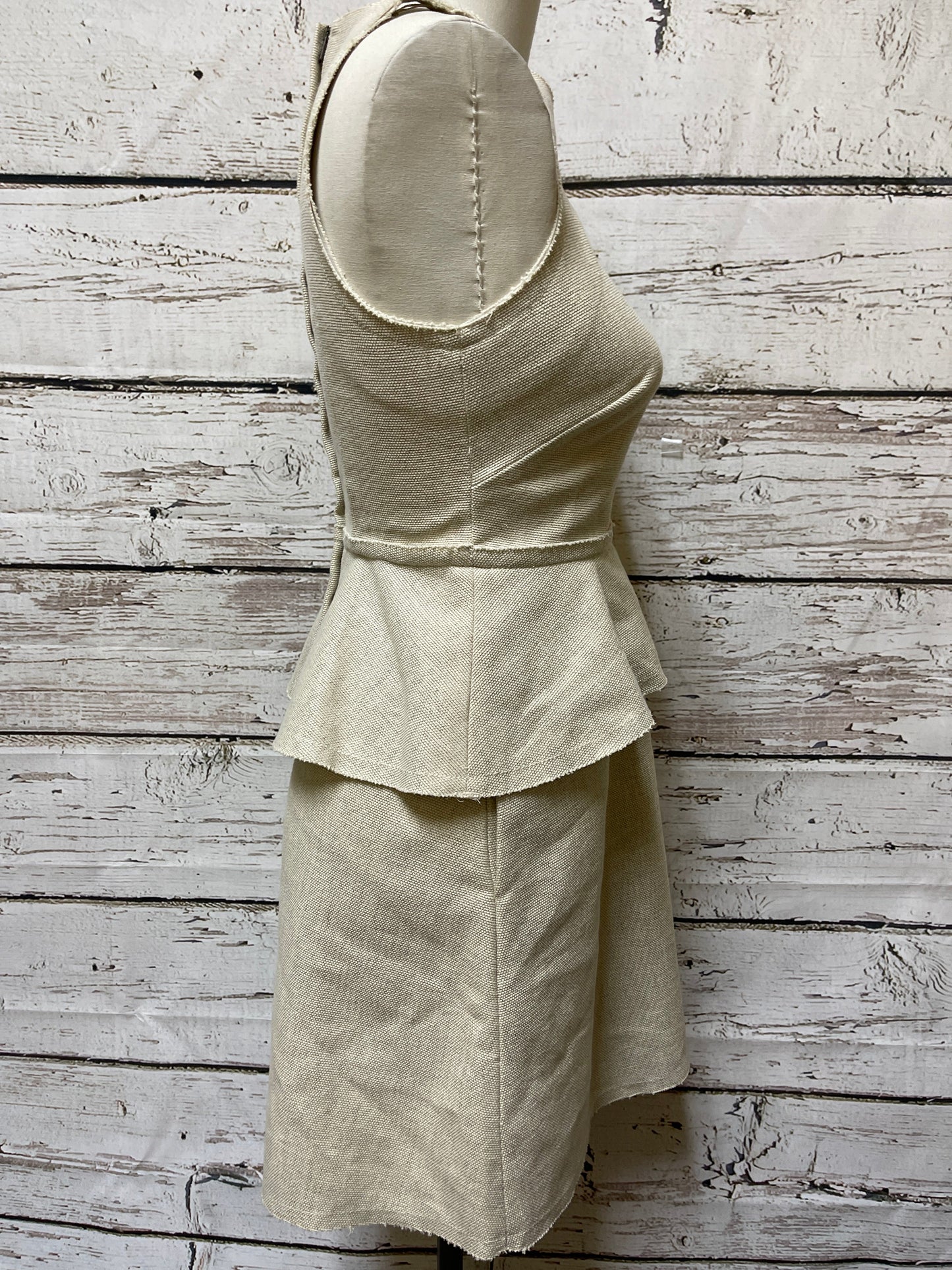 Dress Party Midi By Banana Republic In Beige, Size: S