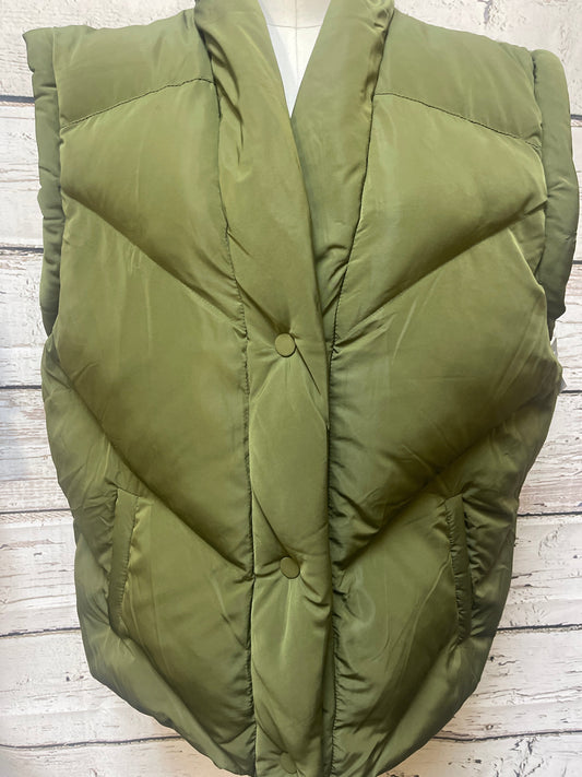 Vest Puffer & Quilted By Blanknyc In Green, Size: L