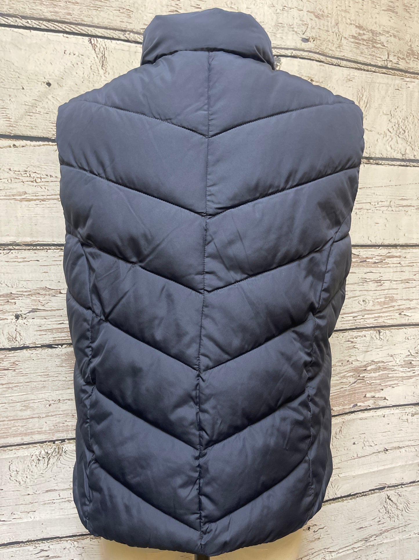 Vest Puffer & Quilted By Cole-haan In Navy, Size: L