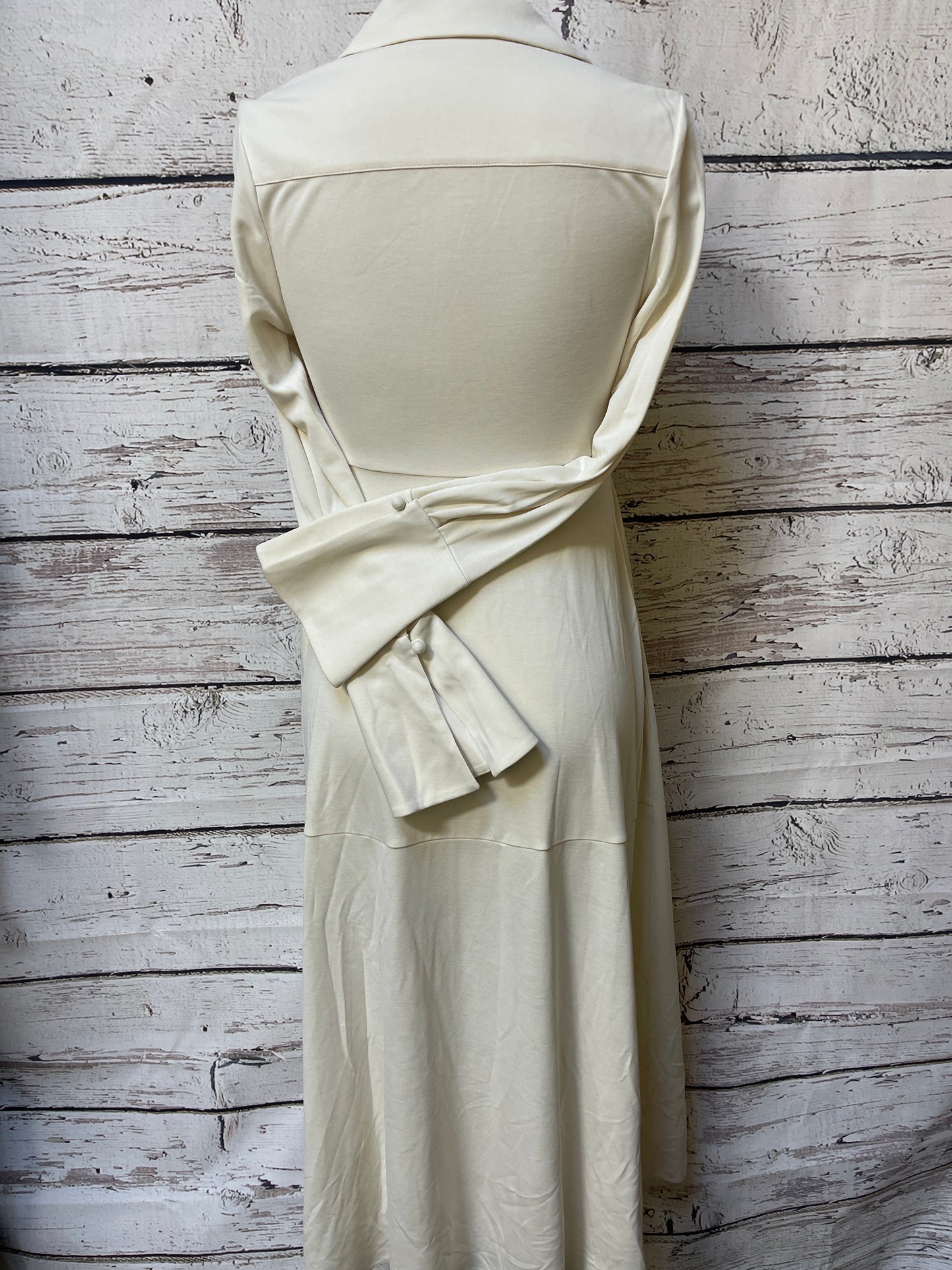 Dress Casual Midi By Rebecca Taylor In Cream, Size: Xs