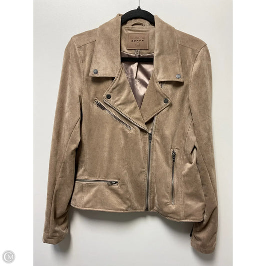 Jacket Moto By Blanknyc In Tan, Size: Xl