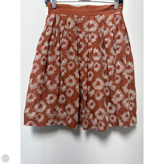 Skirt Mini & Short By Clothes Mentor In Bronze, Size: S