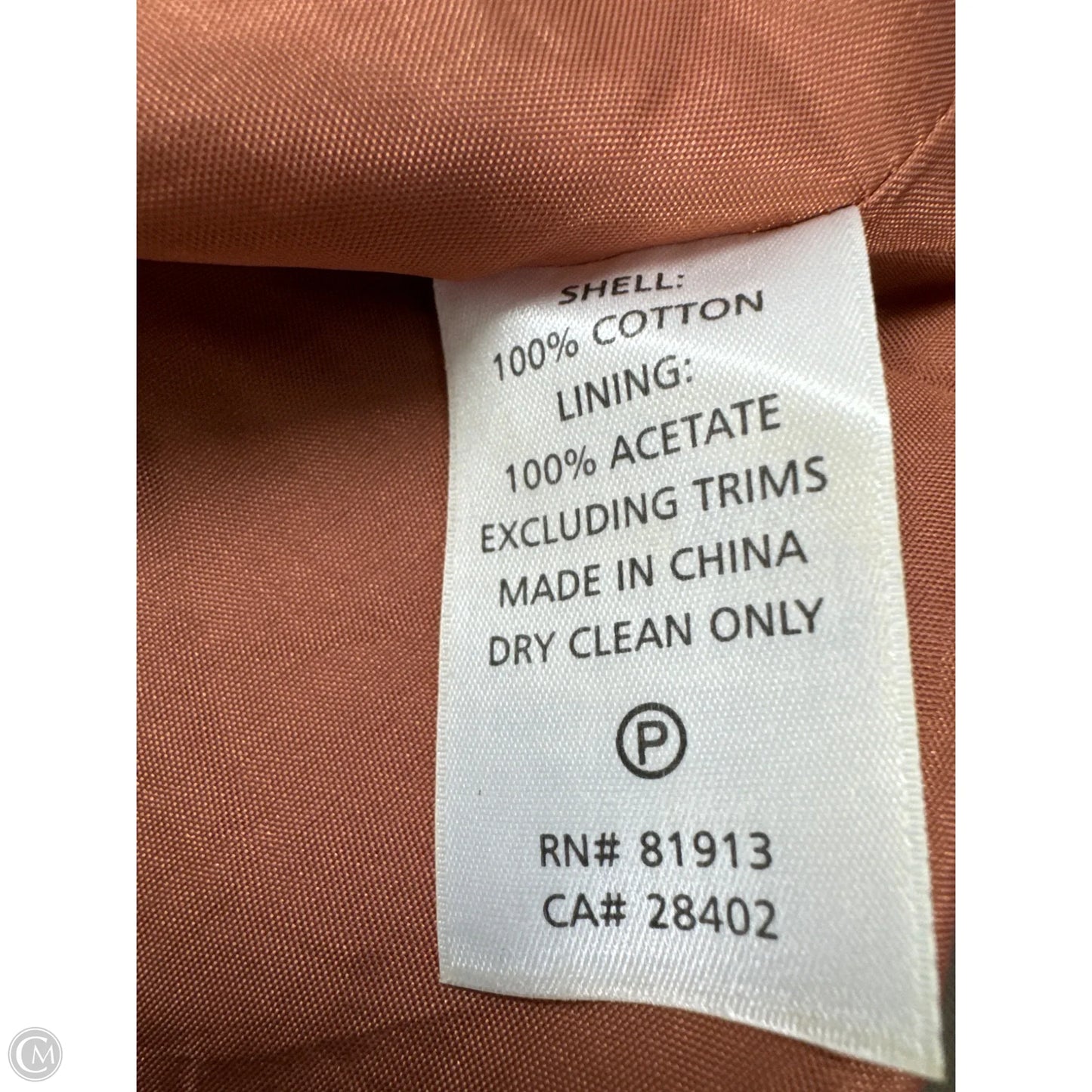 Skirt Mini & Short By Clothes Mentor In Bronze, Size: S