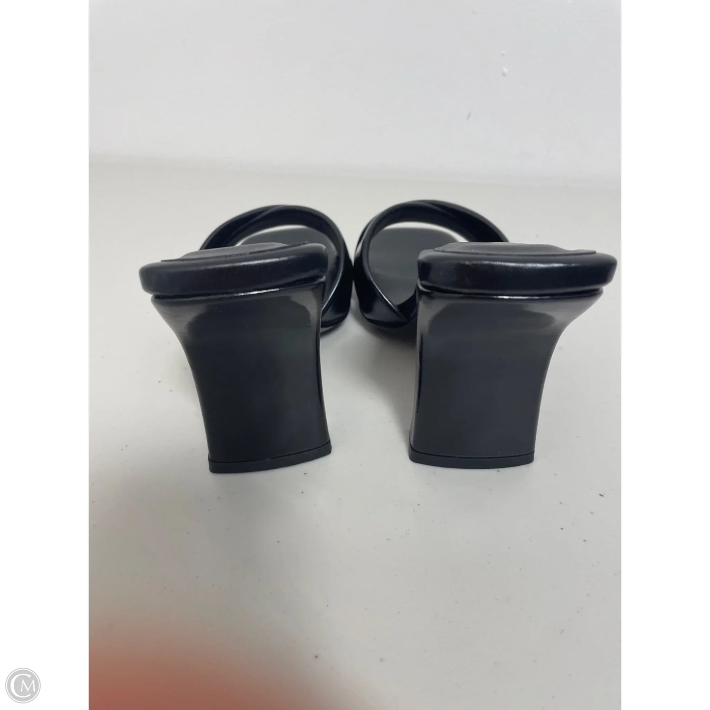 Sandals Heels Block By Cmc In Black, Size: 8.5