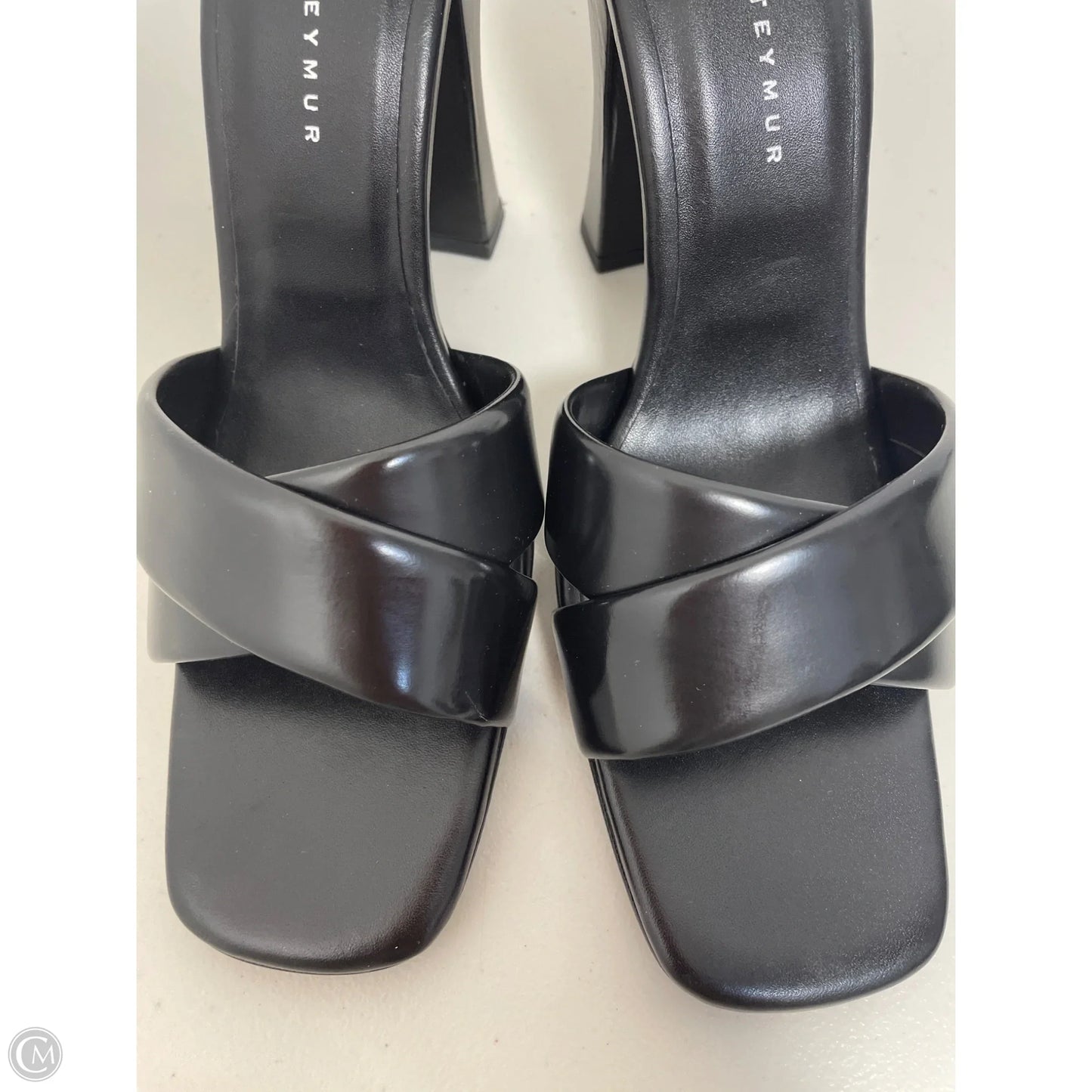 Sandals Heels Block By Cmc In Black, Size: 8.5