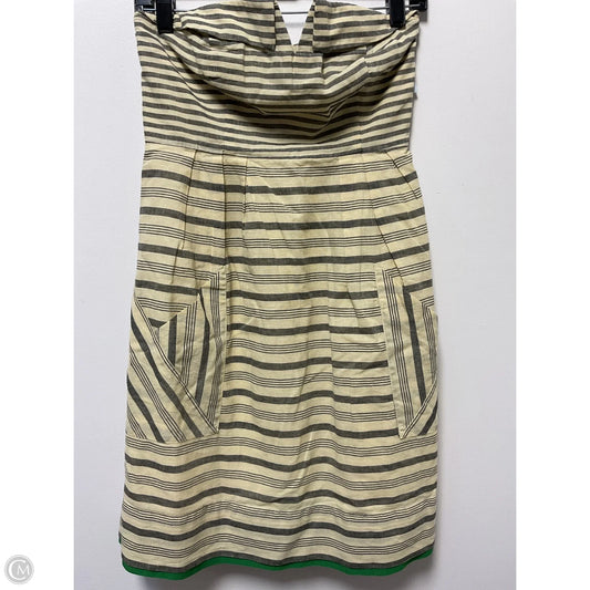 Dress Casual Short By Maeve In Cream & Grey, Size: Xs