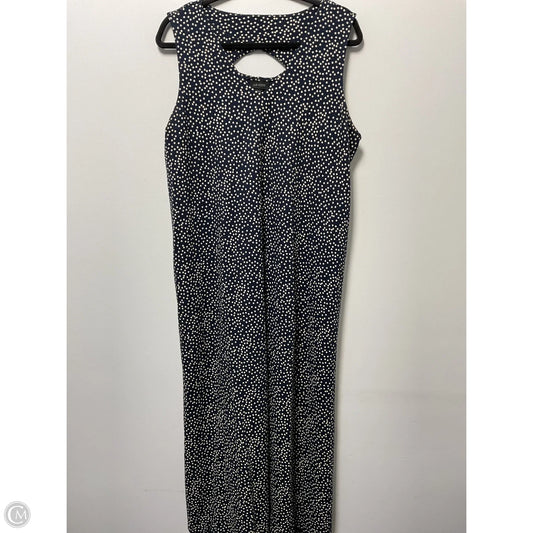 Dress Casual Maxi By J. Jill In Navy, Size: L