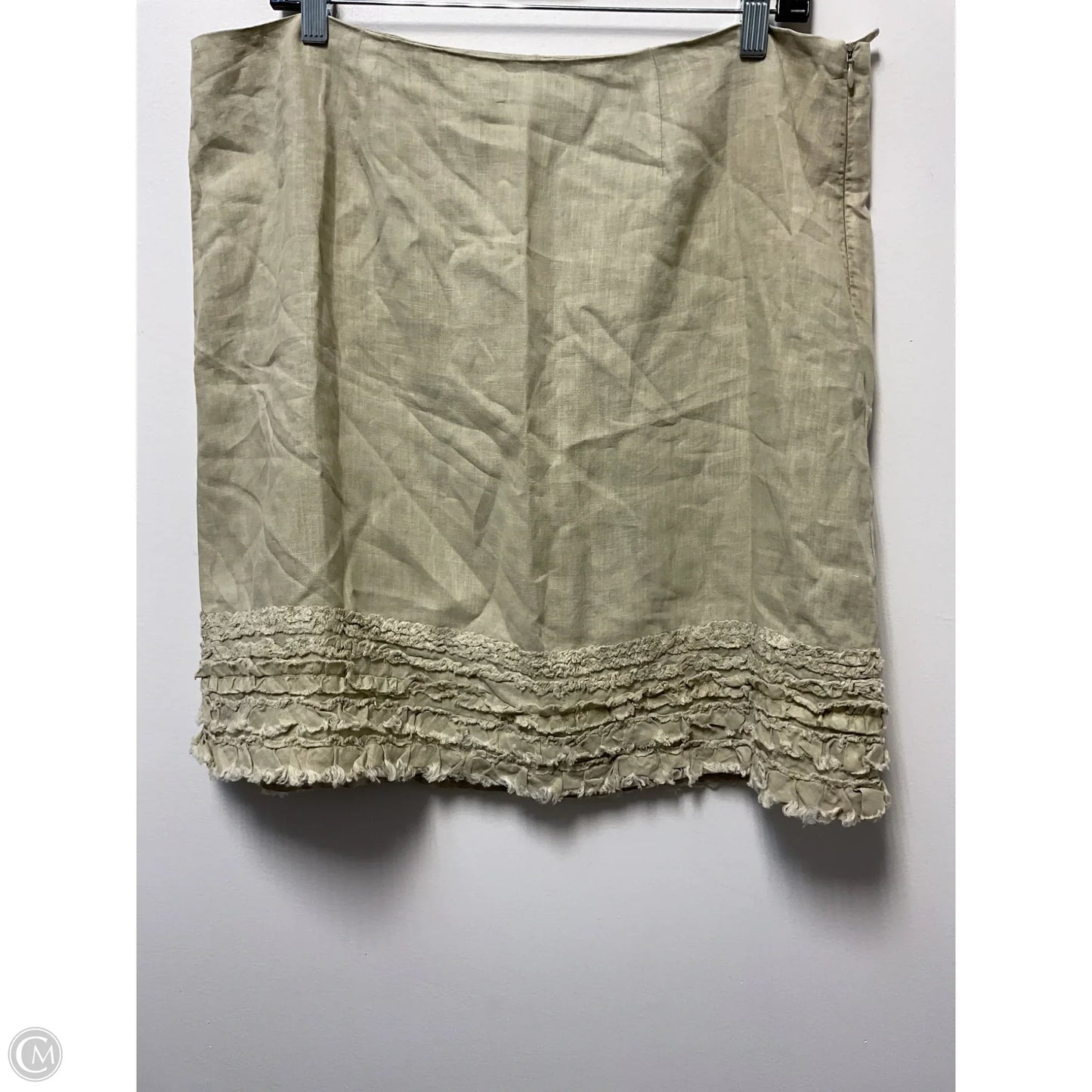 Skirt Midi By Tommy Bahama In Beige, Size: Xl