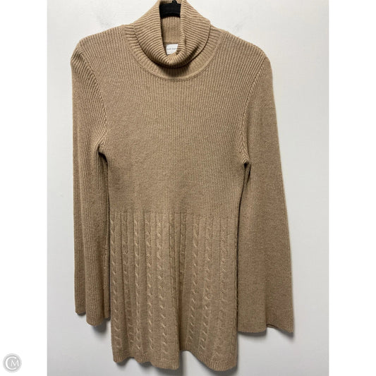 Dress Sweater By Soft Surroundings In Tan, Size: S