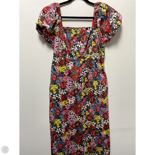 Dress Casual Midi By Boden In Multi-colored, Size: M