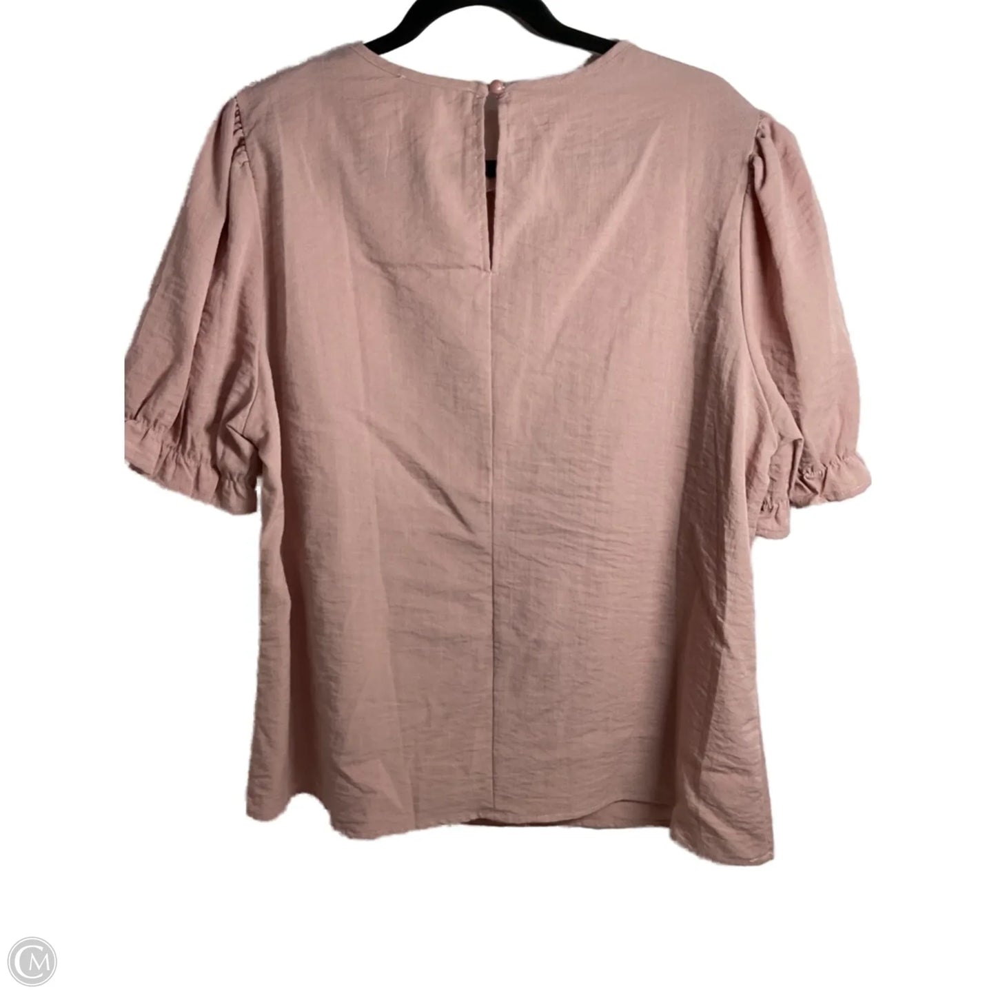 Top Short Sleeve By Clothes Mentor In Mauve, Size: 2x