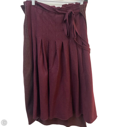 Skirt Luxury Designer By Stella Mccartney In Maroon, Size: Osfm