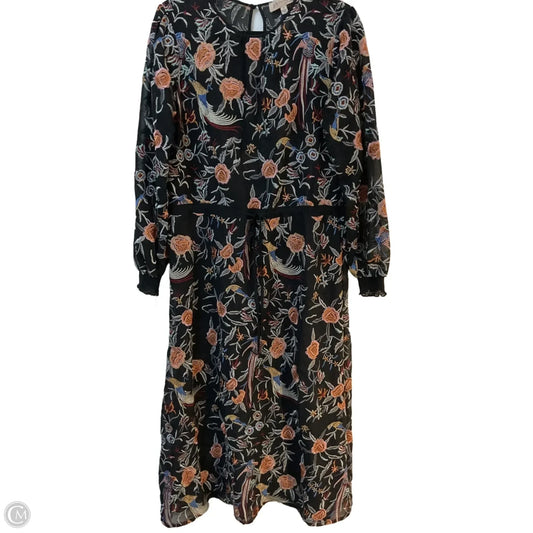 Dress Casual Midi By Philosophy In Black, Size: M