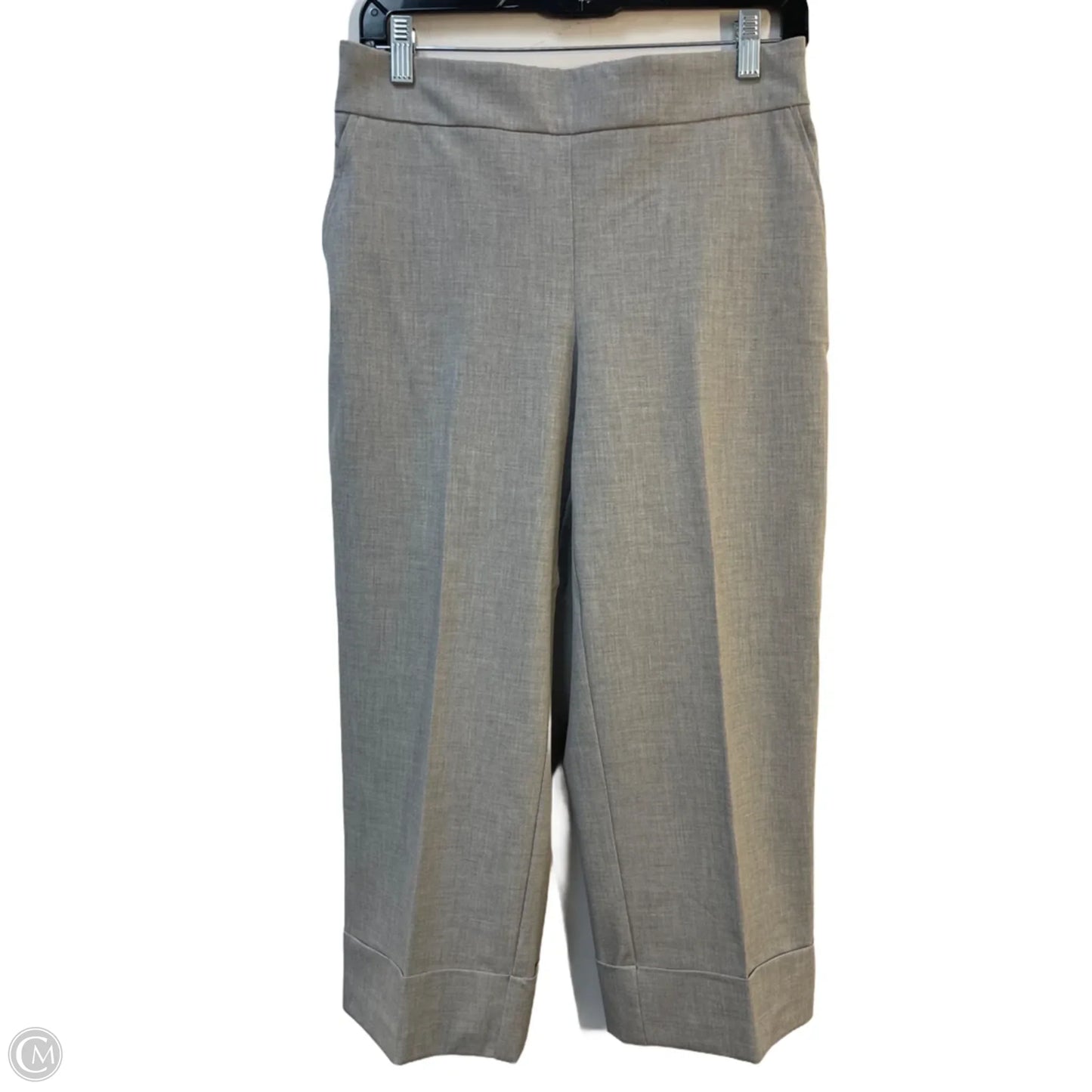 Pants Cropped By Rachel Zoe In Grey, Size: 8