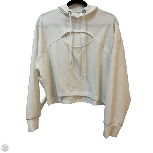 Sweatshirt Hoodie By Daily Practice By Anthropologie In White, Size: M