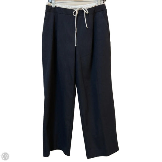 Pants Wide Leg By Zara In Navy, Size: S