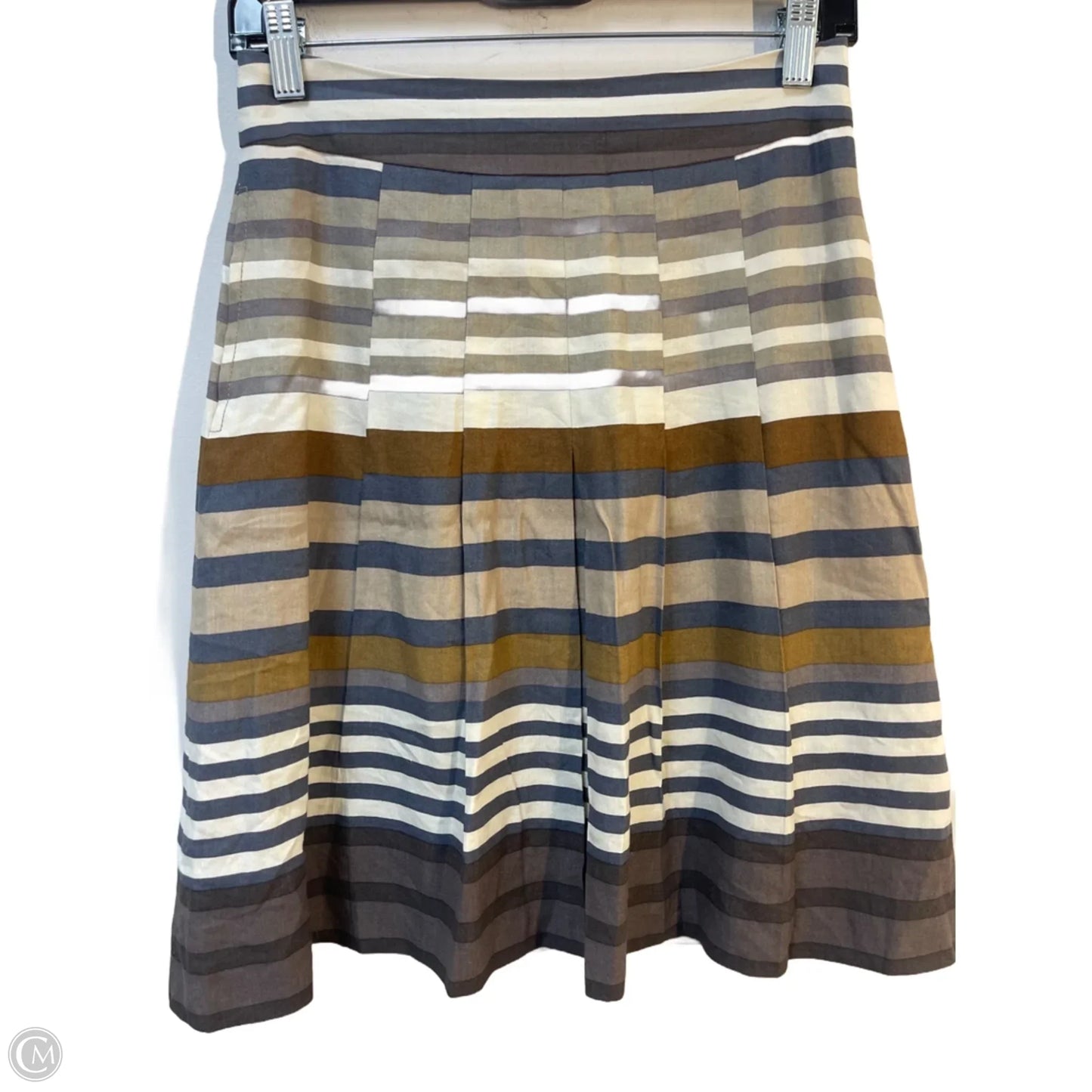 Skirt Mini & Short By Banana Republic In Striped Pattern, Size: Xs
