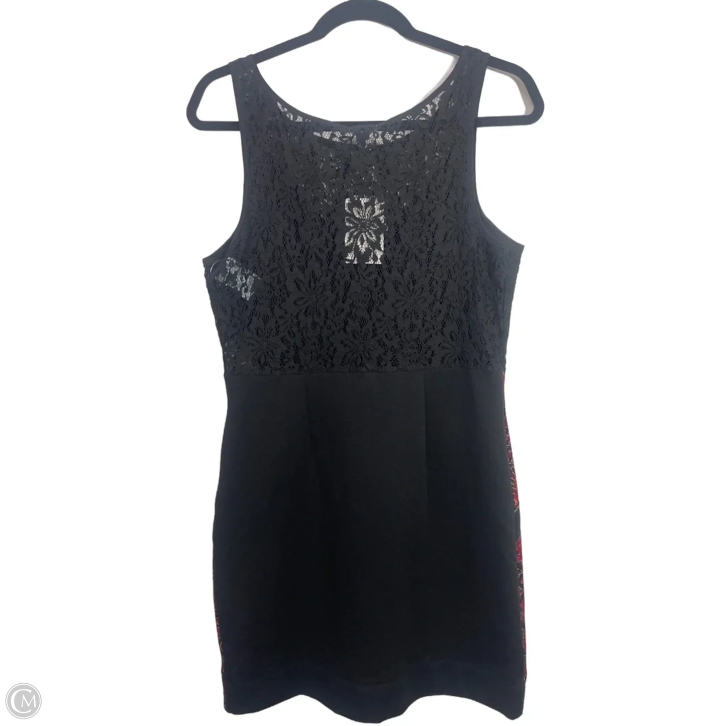 Dress Party Midi By Ecote In Black & Red, Size: L