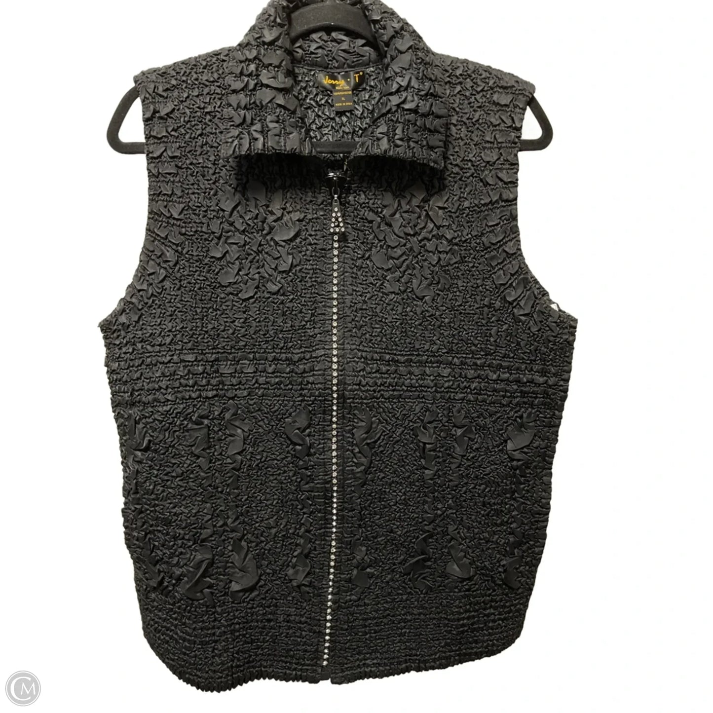 Vest Other By Clothes Mentor In Black, Size: Xl